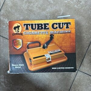 Tube Cut Cigarette Machine - Orange